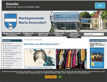 Tablet Screenshot of mariaenzersdorf.gv.at